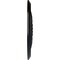 Ekena Millwork Luton Ceiling Medallion (Fits Canopies up to 1 1/8"), Hand-Painted Jet Black, 15 3/4"OD x 5/8"P CM16LUBLF - alternate 4